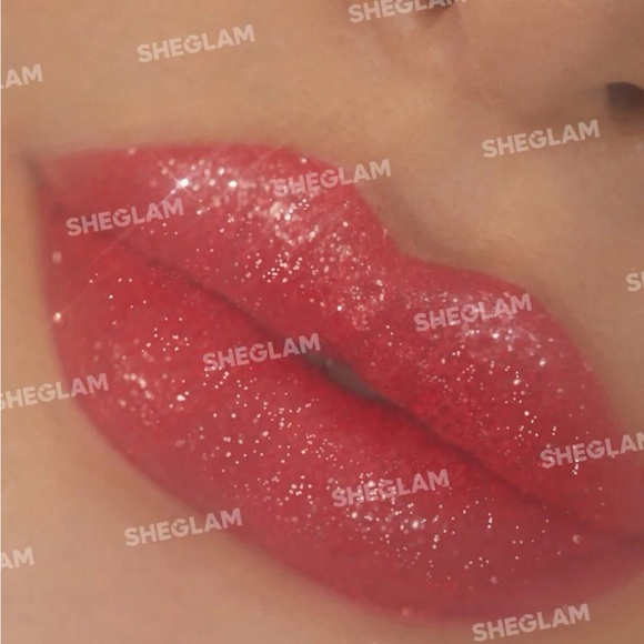 SHEGLAM Lip Dazzler Glitter Kit-Red Carpet Long-Lasting Glitter Lip Gloss - Picture 10 of 15
